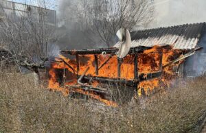 Gartenhütte in Puntigam abgebrannt Gartenhütte Brand Puntigam