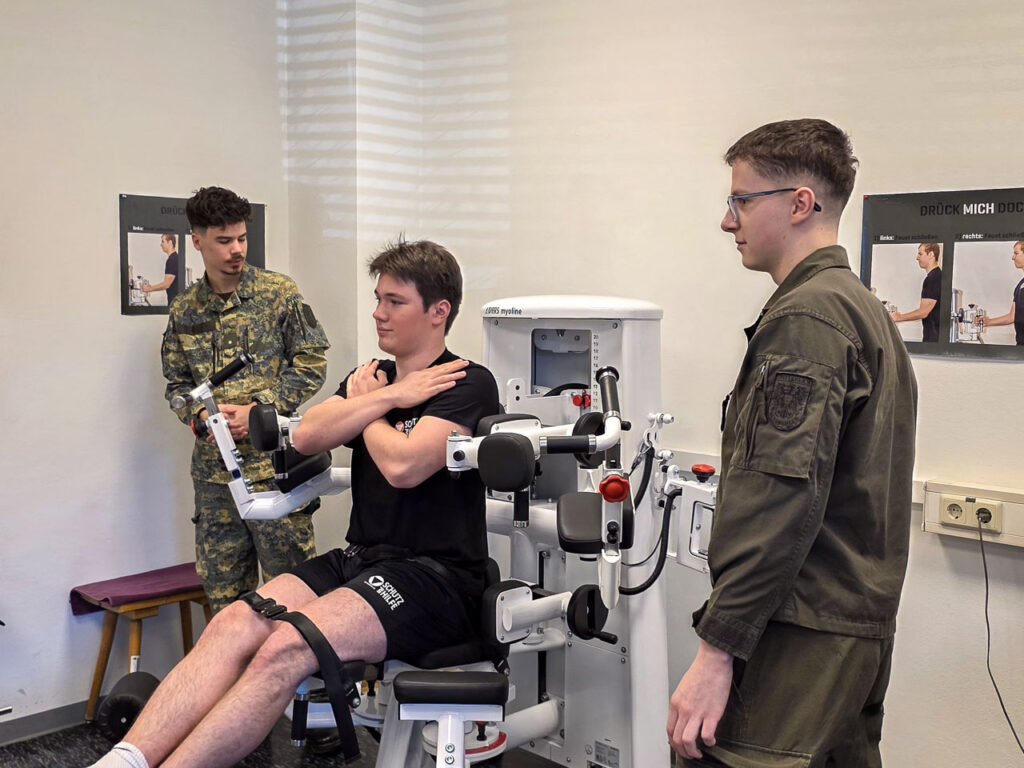 Kraftmessung bei der Stellung