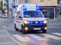Fahrradunfall in Graz – 82-Jährige lebensgefährlich verletzt Rettung mit Blaulicht