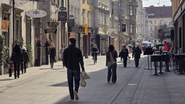Schmiedgasse Radfahrer Schmiedgasse Radfahrer