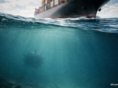 Seemine bedroht Schifffahrt