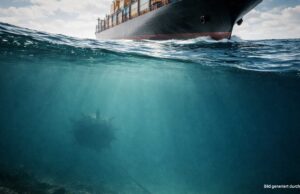 Seemine bedroht Schifffahrt