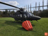 Bundesheer unterstützt Waldbrand bei Rottenmann mit Hubschrauber Bambi Bucket AW169
