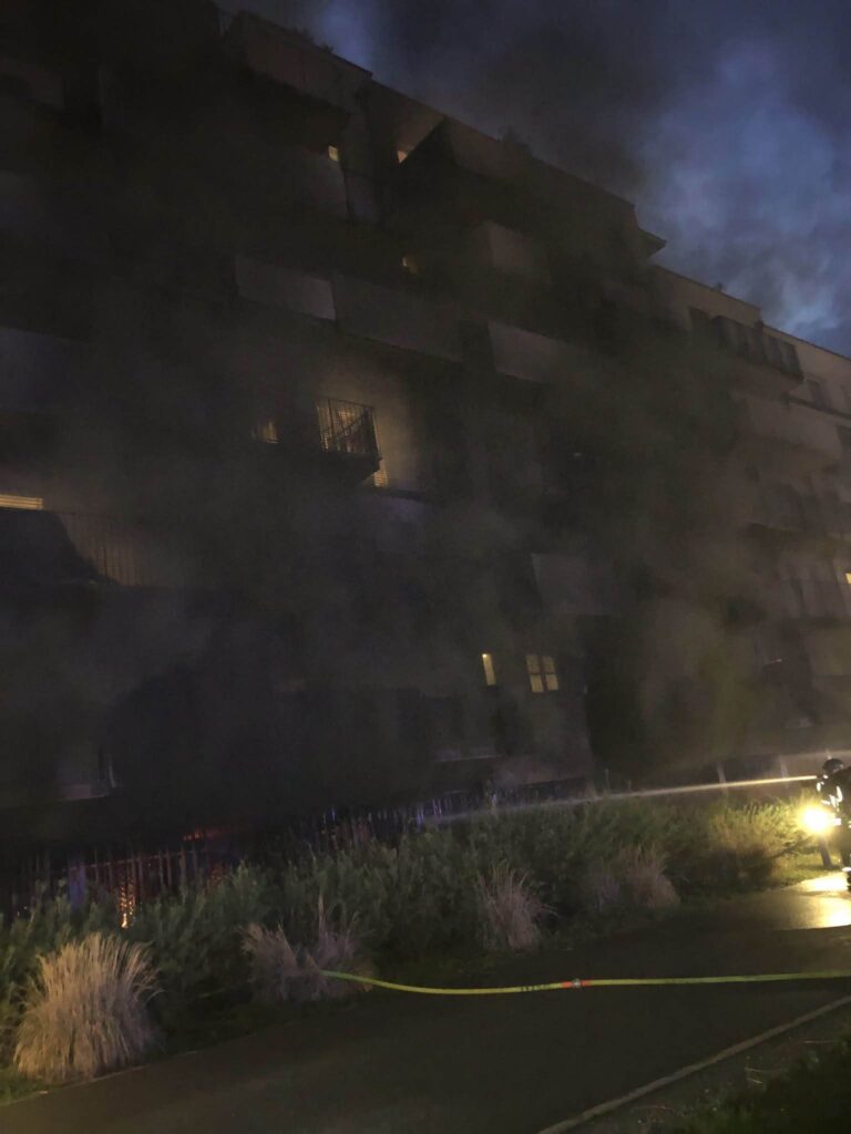 Fassadenbrand Grillweg