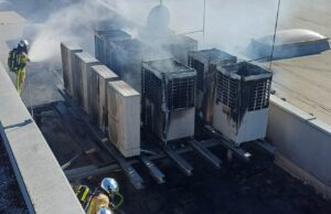 Brand einer Klimaanlage in Puntigam