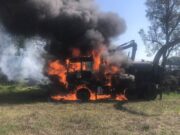 LKW Brand in Graz Puntigam