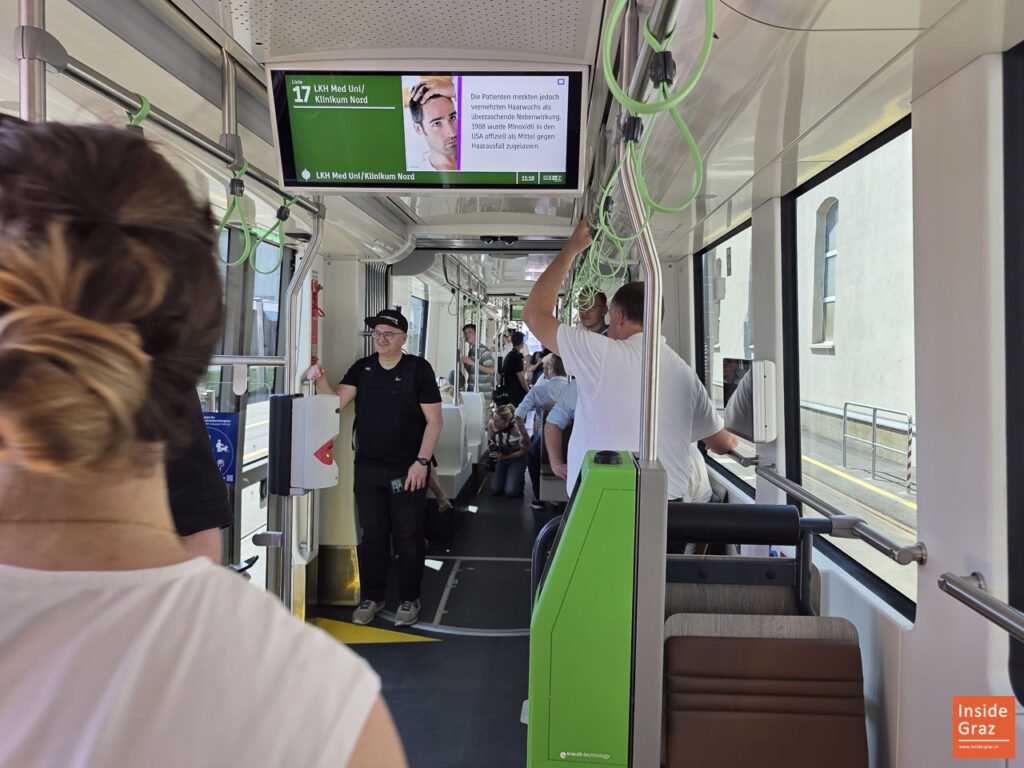 Unterwegs mit der Flexity Straßenbahn