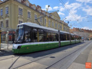 „Theodora“ startet in Graz: Neue Flexity-Straßenbahn nimmt Fahrgastbetrieb auf Flexity Graz Premierenfahrt