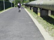 Schlange am Grazer Radweg geht viral Schlange am Radweg