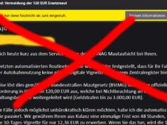 ASFINAG warnt vor Phishing-Mails zur Vignette Asfinag Maut Pishing