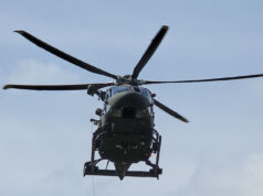 Nächtliche Bundesheer Übung mit Hubschrauber und Jagdkommando am Magna-Gelände AW169