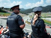 Polizei bei der Formel 1
