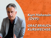 Kurt Hohensinner im Interview: Was sein Kurswechsel für Graz bedeutet
