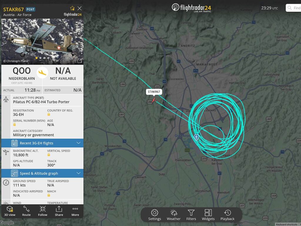 Bundesheer Nachtübung in Graz