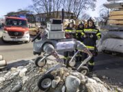 Vierbeiniger Spürroboter soll Feuerwehreinsätze sicherer machen Feuerwehr Spürroboter