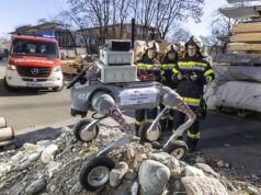 Vierbeiniger Spürroboter soll Feuerwehreinsätze sicherer machen Feuerwehr Spürroboter