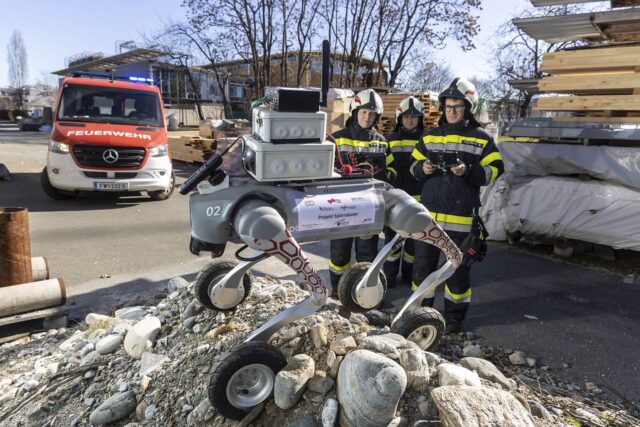 Feuerwehr Spürroboter Feuerwehr Spürroboter