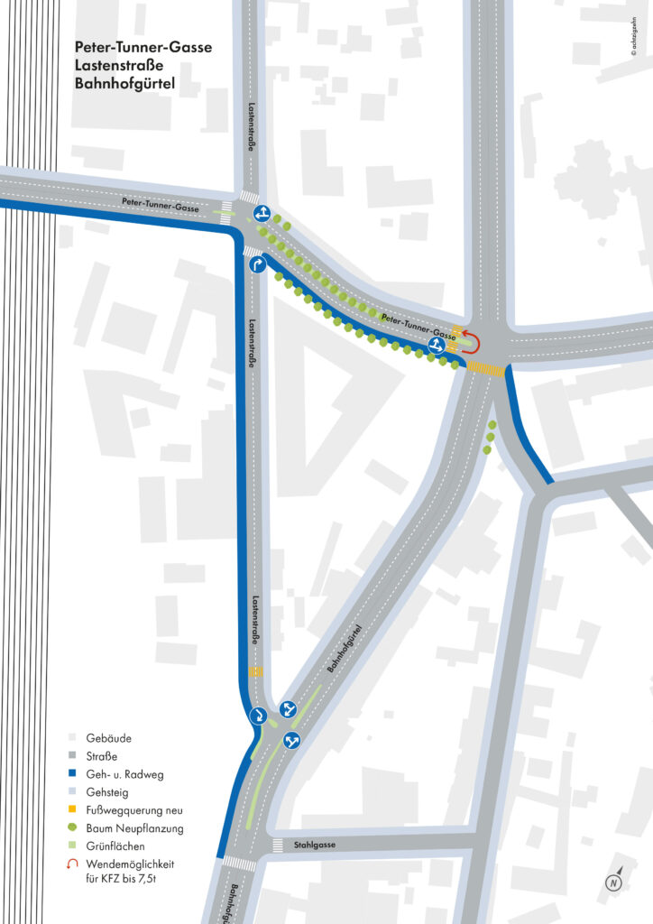 Verkehrsführung Peter-Tunner-Gasse
