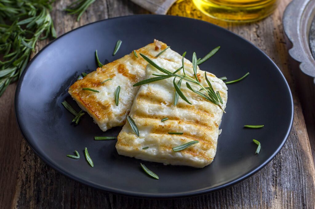 Gegrillter Halloumi