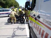 Motorrad Unfall beim Schwarzlsee