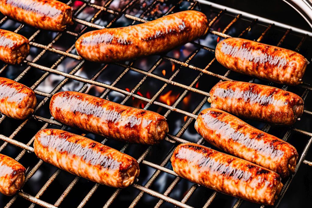 Würstel grillen