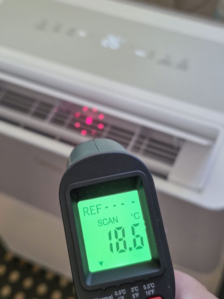 Kühlauslass der Midea PortaSplit
