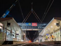 Bahnhof Flughafen Graz erhält neuen Personensteg Personensteg Bahnhof Flughafen Graz