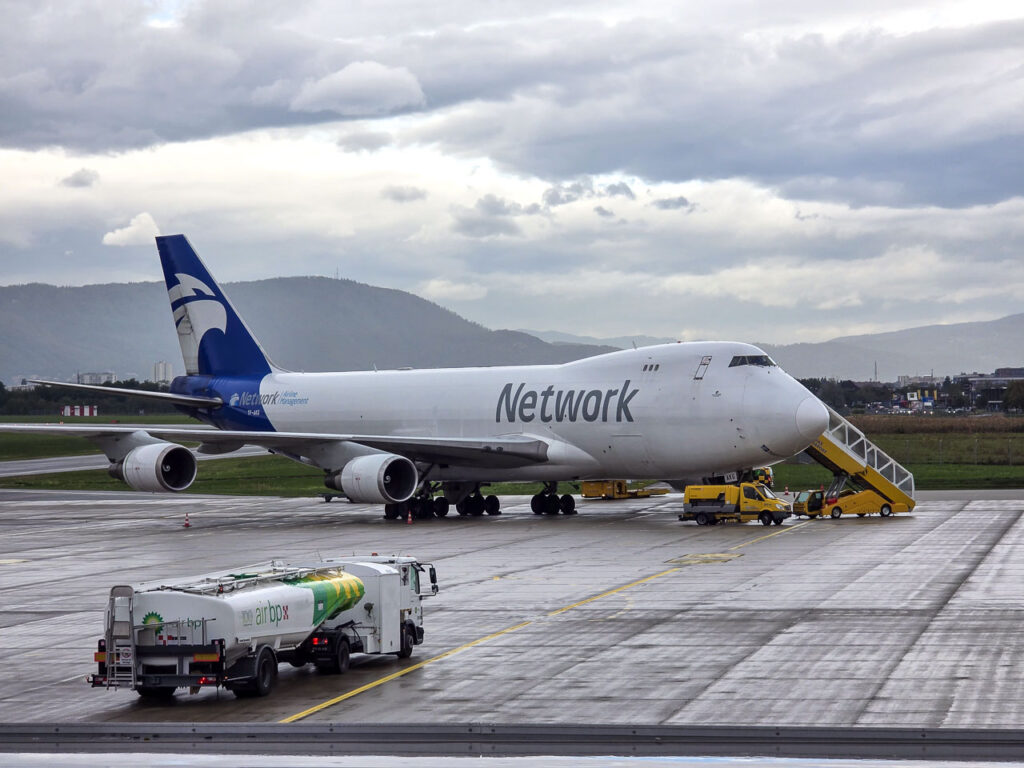 Network Aviation Jumbo am Airport Graz